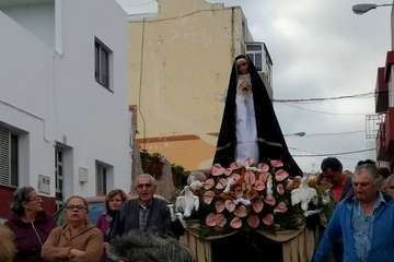 La Santa Cruz y la Virgen de la Paloma se encuentran en El Calero (Foto TA)